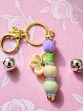Blooming Tulip Keychain